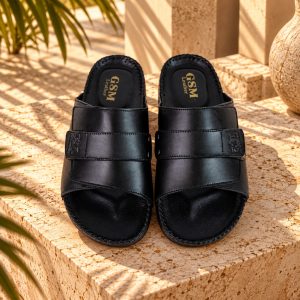 Classic Leather Double-Strap Sandal